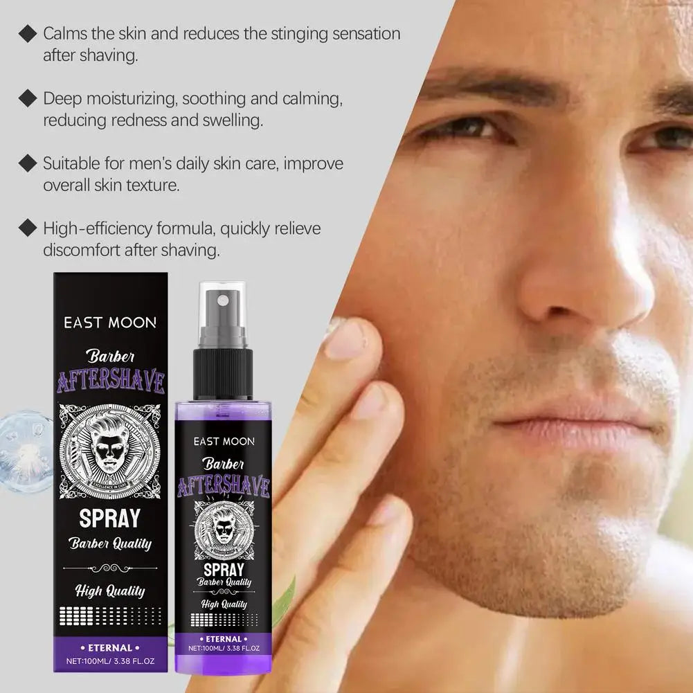 Brand-new Deep Moisturizing Men's Aftershave Spray Hydrate Groomed Repair Soothing Damaged Beard Care Men's After Shave Spray