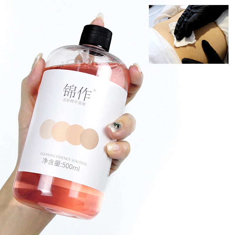 Tattoo Skin Cleansing Essence Solution Deep Cleansing Moisturizing Deep Cleans Skin Oil and Prevents Bacteriafor All Skin Types