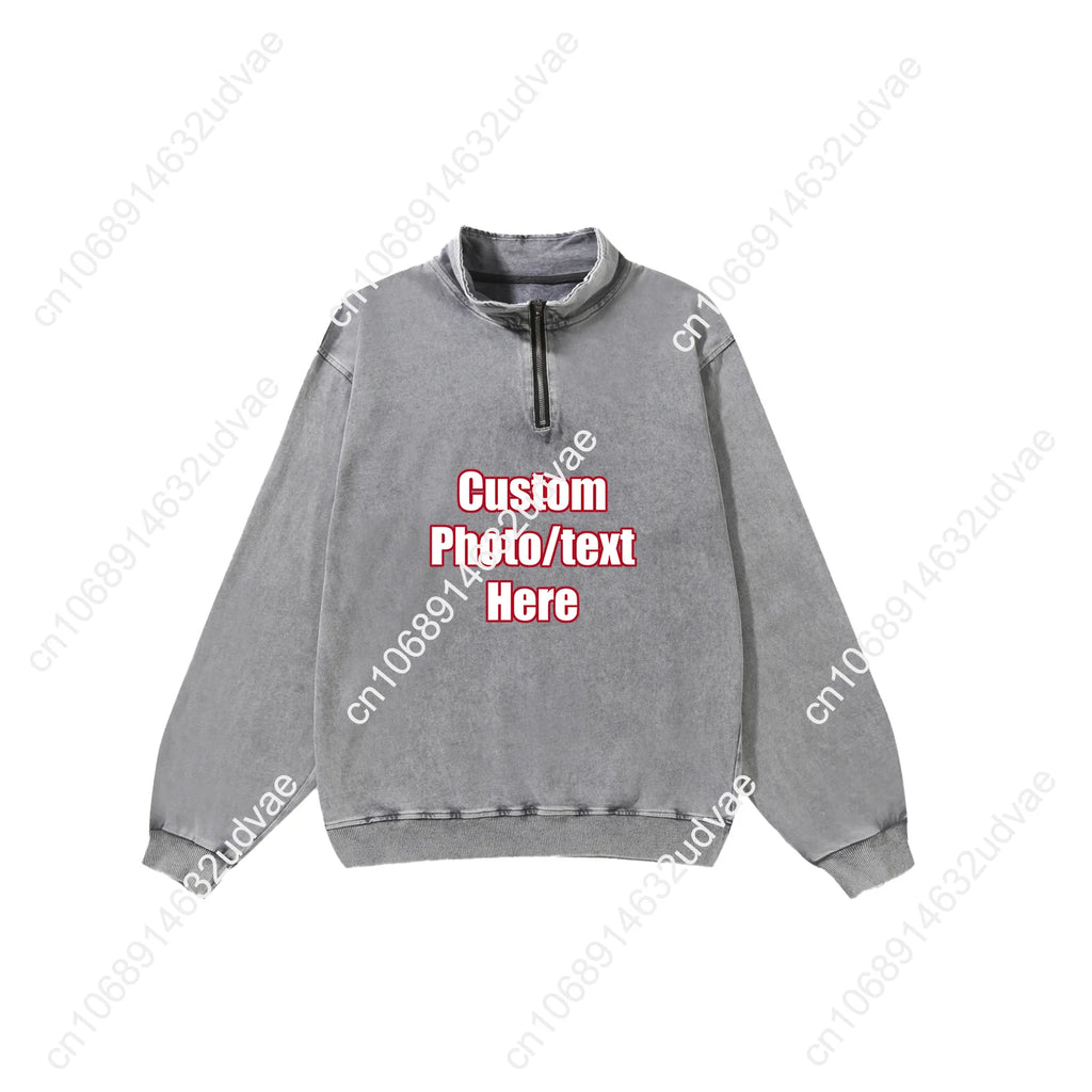 Deltarune Spamton Undertale Retro Sweatshirt Man Woman Teenager Vintage Pullover Half Zipper Sweat Shirt Custom Sleeved Tshirt