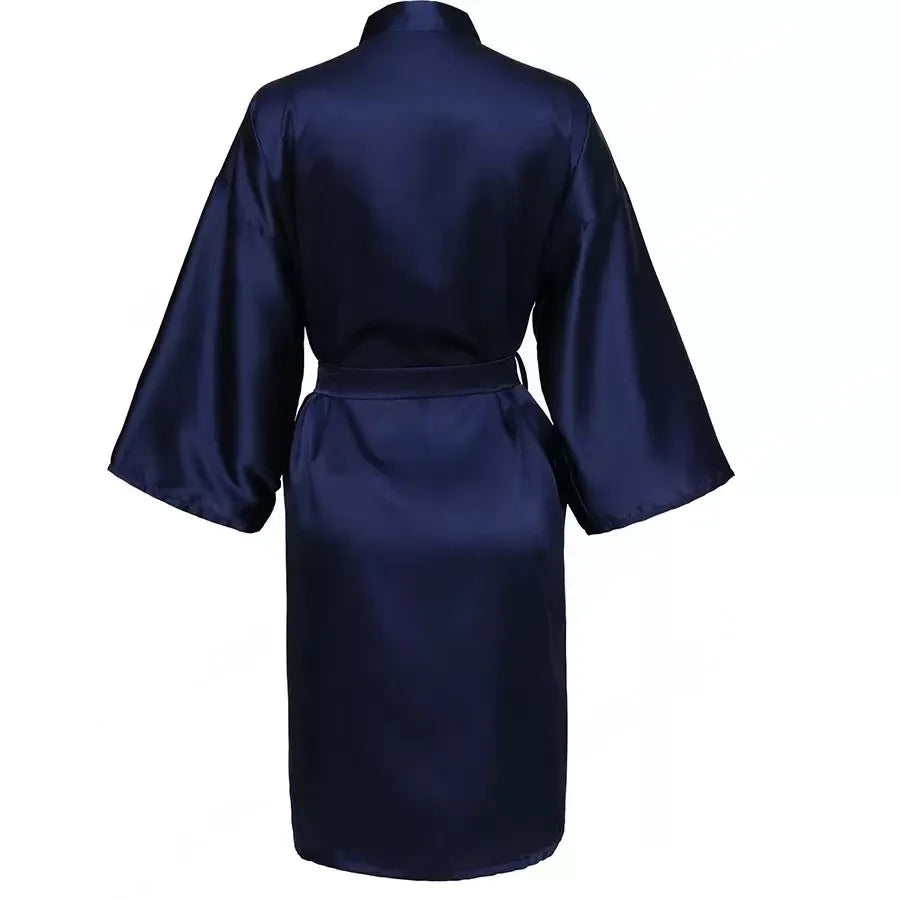 Personalized Name Bridesmaid Robes Bride Gift Bride Robe Gift Satin Robe Bride Dressing Gown Bridal Party Robes Wedding Robe