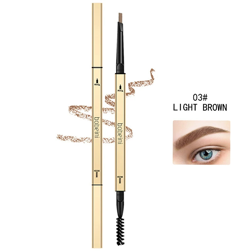 Dual-Ended Waterproof Eyebrow Pencil – Precise, Long-Lasting & Smudge-Proof Brow Makeup