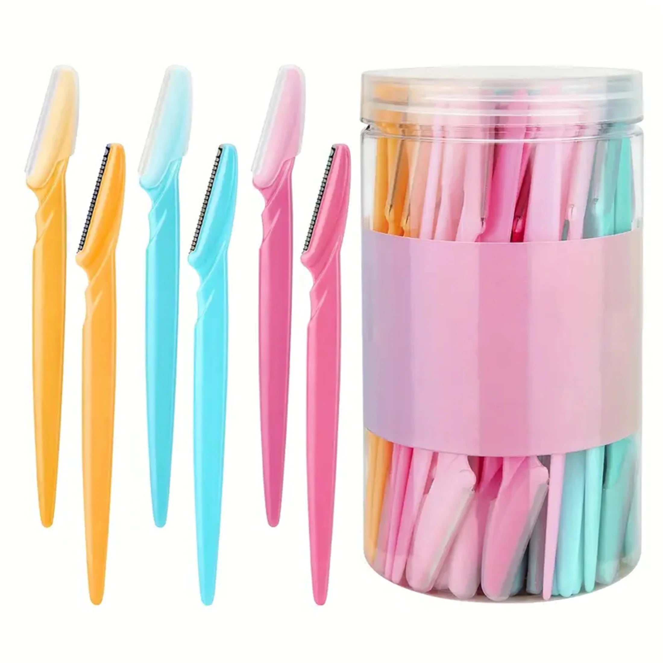 3/4/10Pcs Eyebrow Trimmer Face Blade Shaver Portable Eye Brow Epilation Hair Removal Safety Eyebrow Cutting Woman Makeup Tools