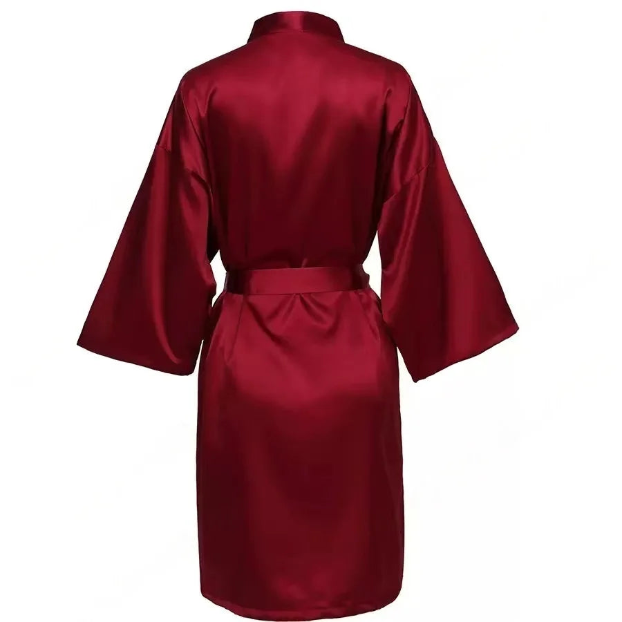 Personalized Name Bridesmaid Robes Bride Gift Bride Robe Gift Satin Robe Bride Dressing Gown Bridal Party Robes Wedding Robe