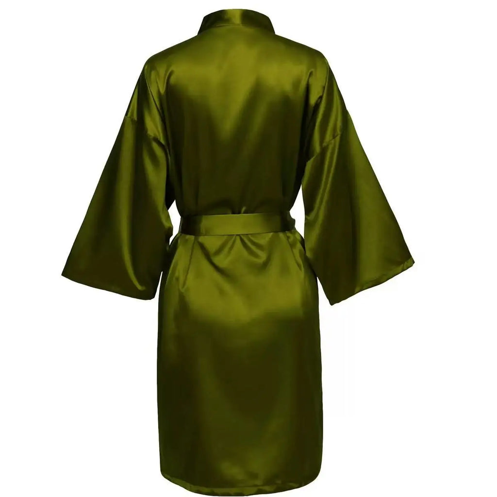 Personalized Name Bridesmaid Robes Bride Gift Bride Robe Gift Satin Robe Bride Dressing Gown Bridal Party Robes Wedding Robe
